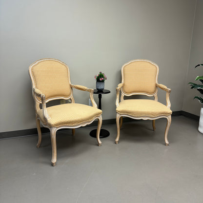 Vintage French Provincial Accent Chairs (x2)