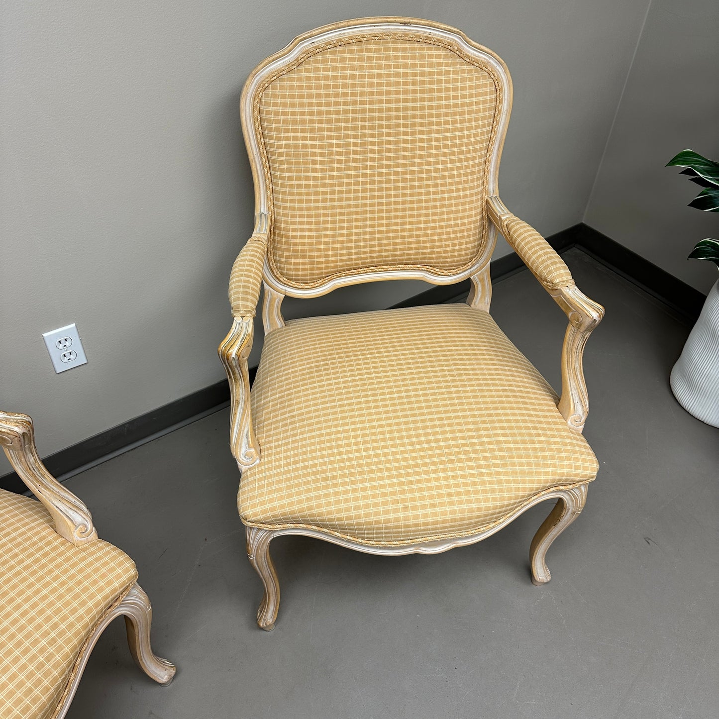 Vintage French Provincial Accent Chairs (x2)
