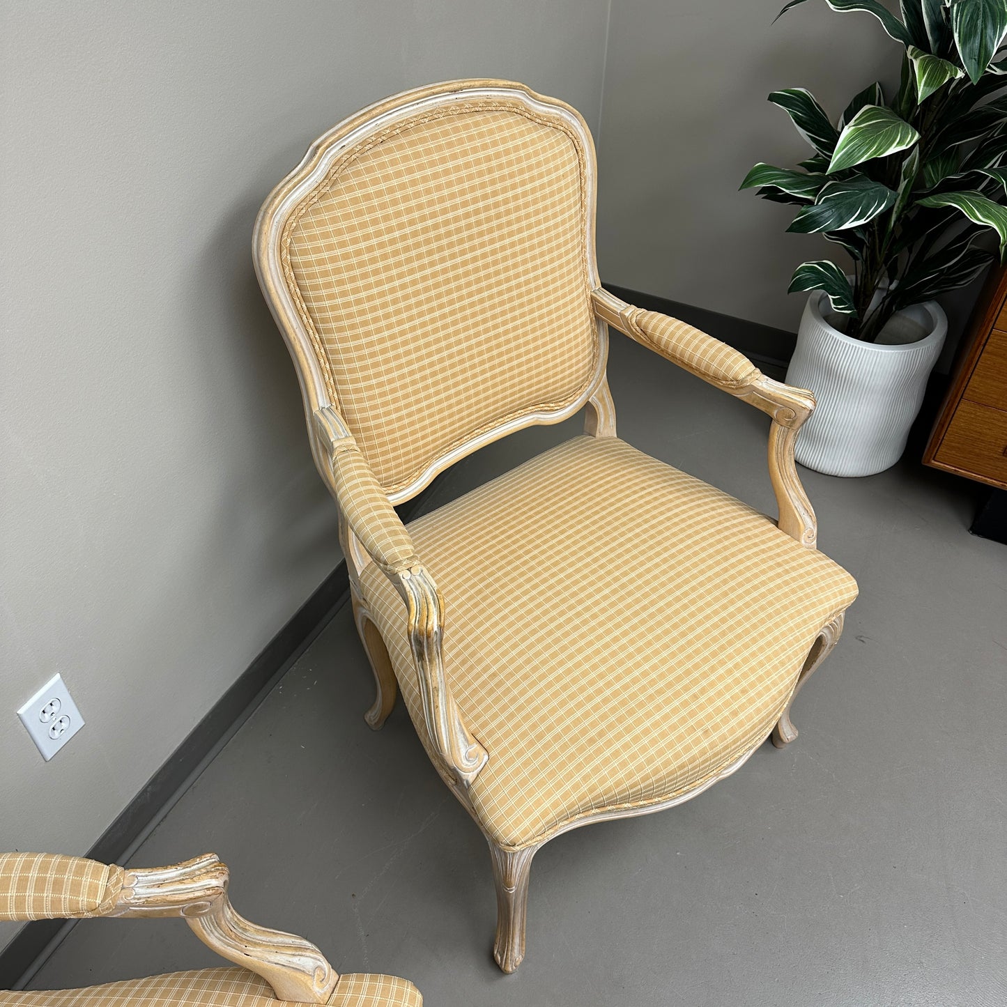 Vintage French Provincial Accent Chairs (x2)
