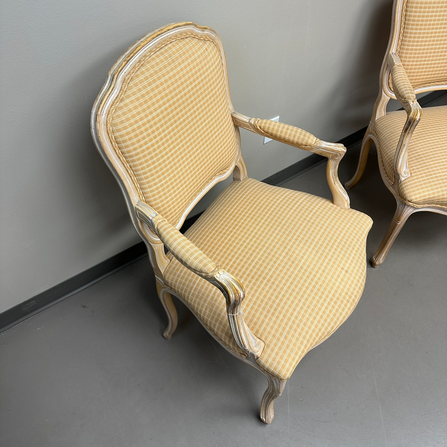 Vintage French Provincial Accent Chairs (x2)