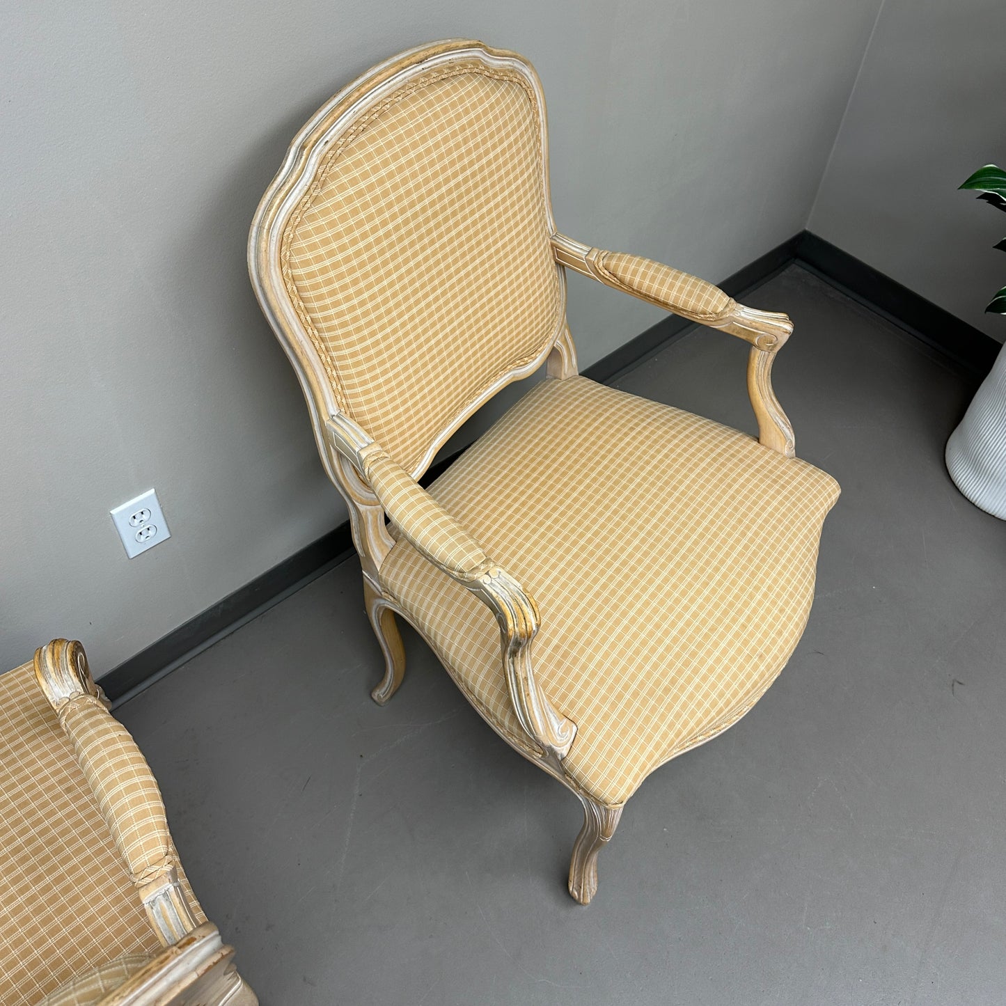 Vintage French Provincial Accent Chairs (x2)