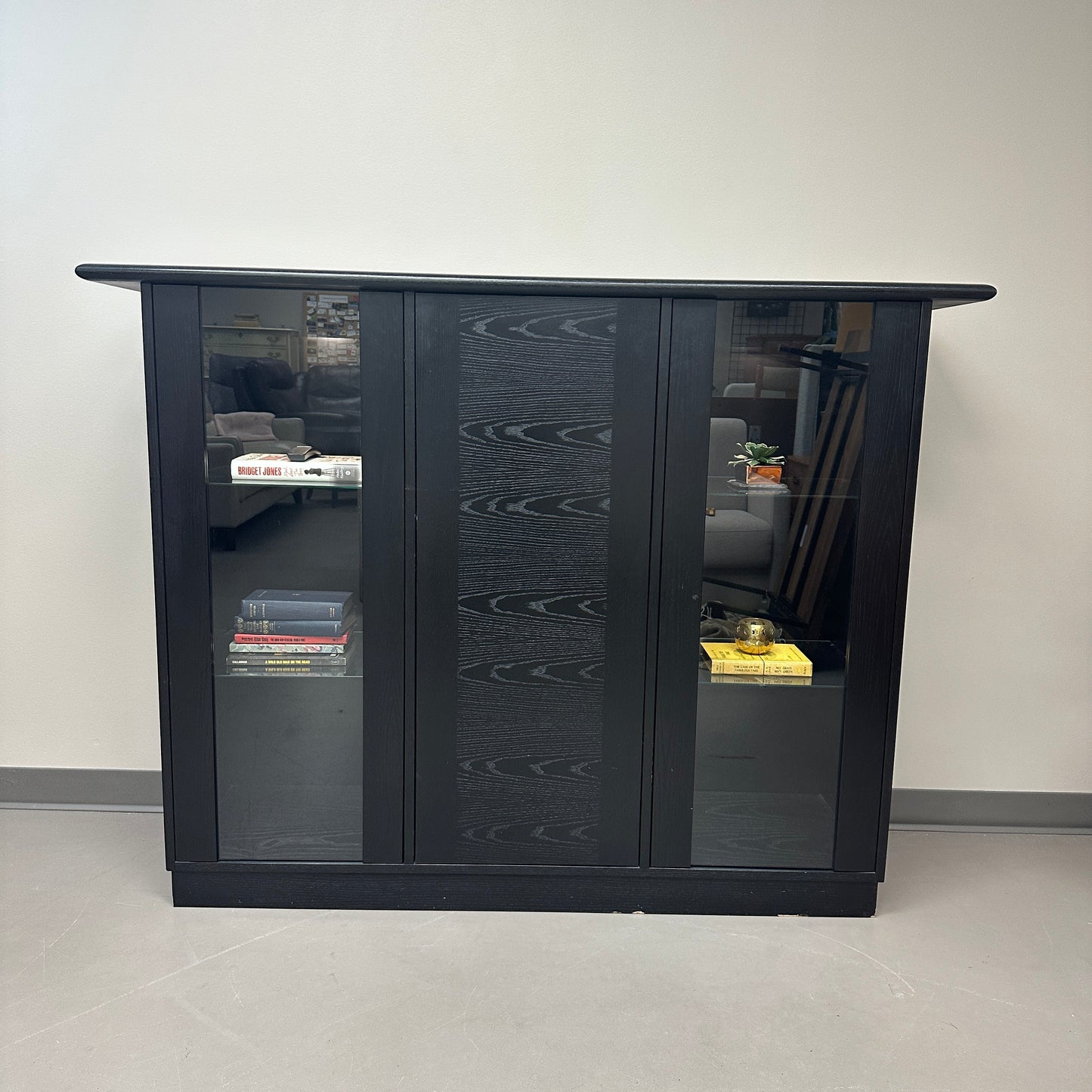 Black Console Storage Cabinet
