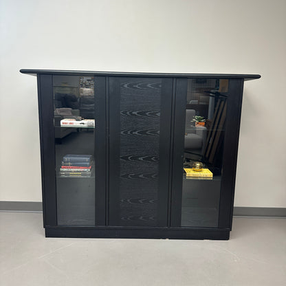 Black Console Storage Cabinet