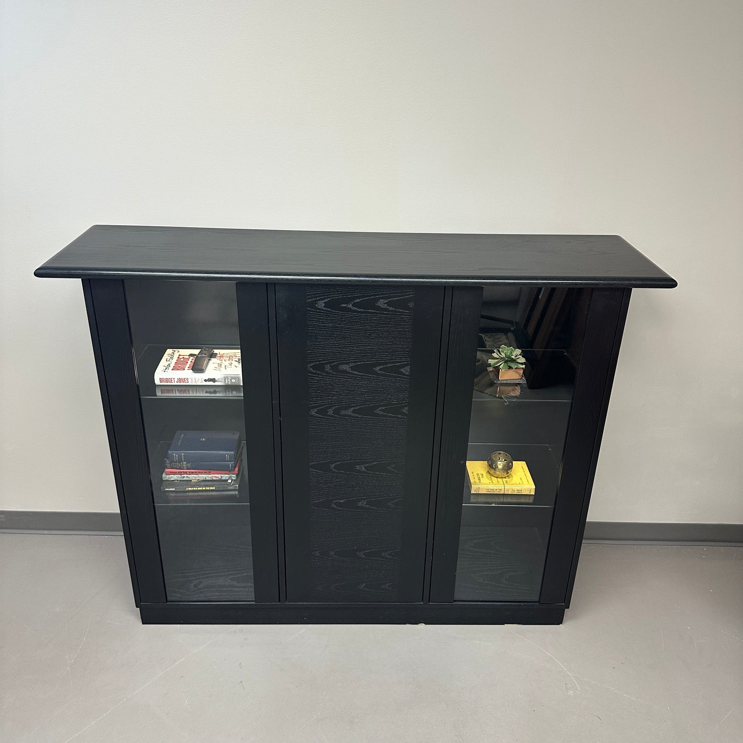Black Console Storage Cabinet
