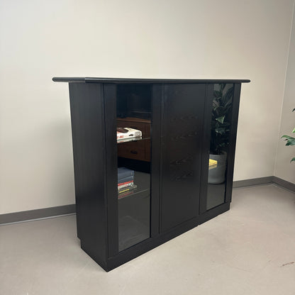 Black Console Storage Cabinet