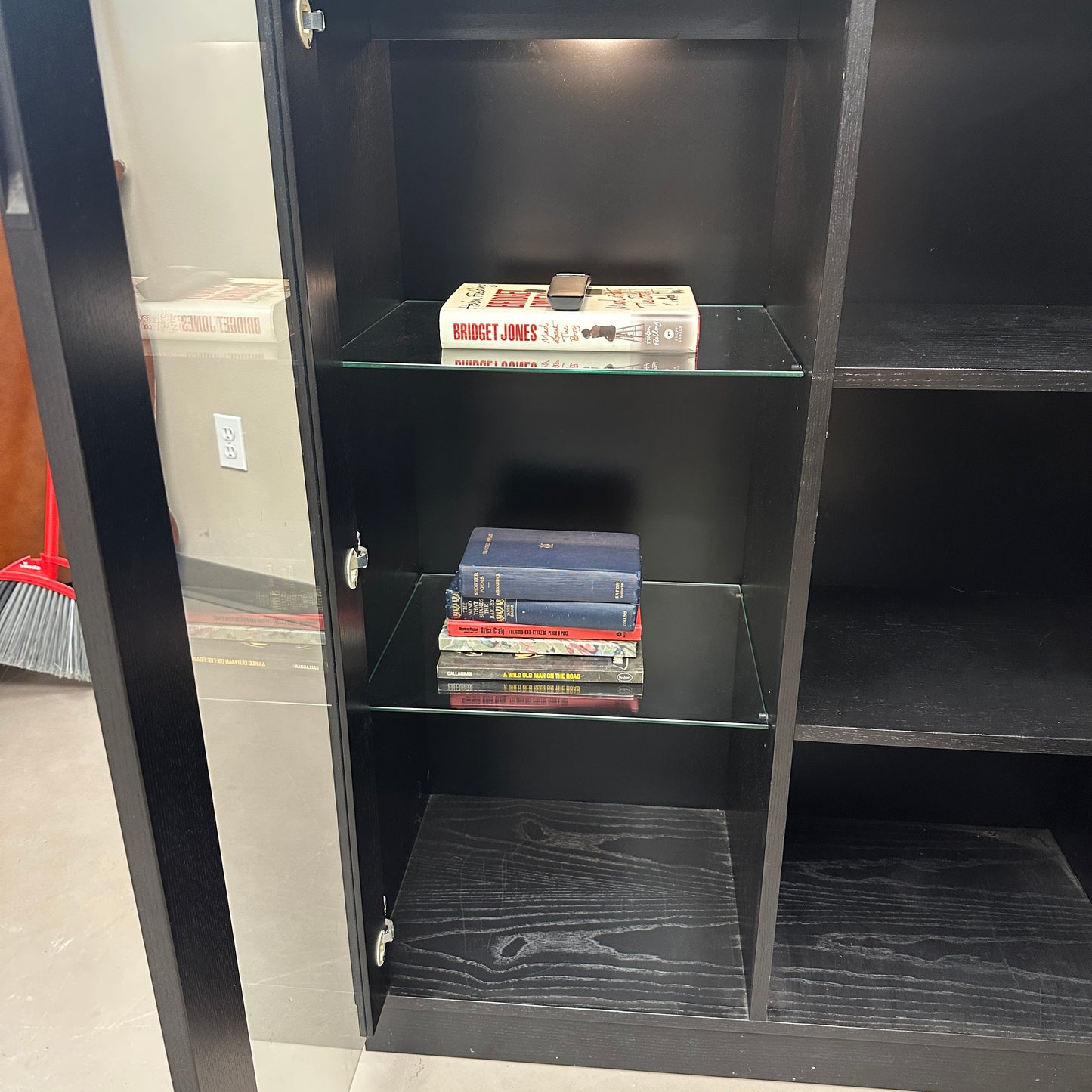 Black Console Storage Cabinet