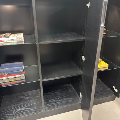 Black Console Storage Cabinet