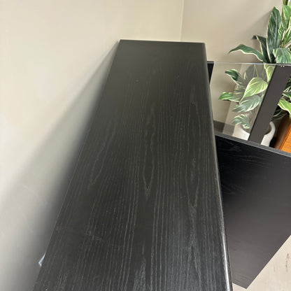 Black Console Storage Cabinet