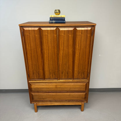 Mid-Century Modern Walnut Tall Dresser