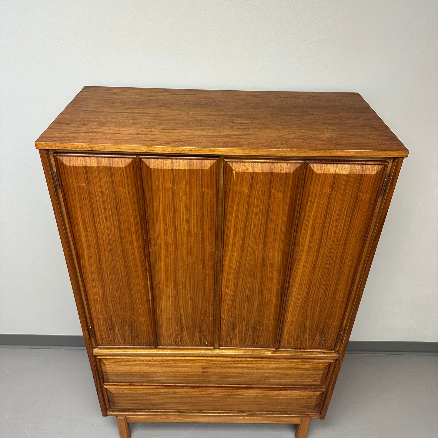 Mid-Century Modern Walnut Tall Dresser