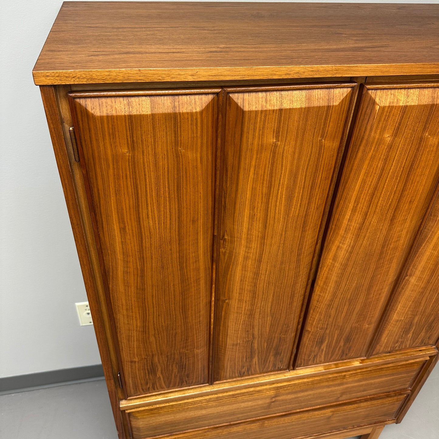 Mid-Century Modern Walnut Tall Dresser