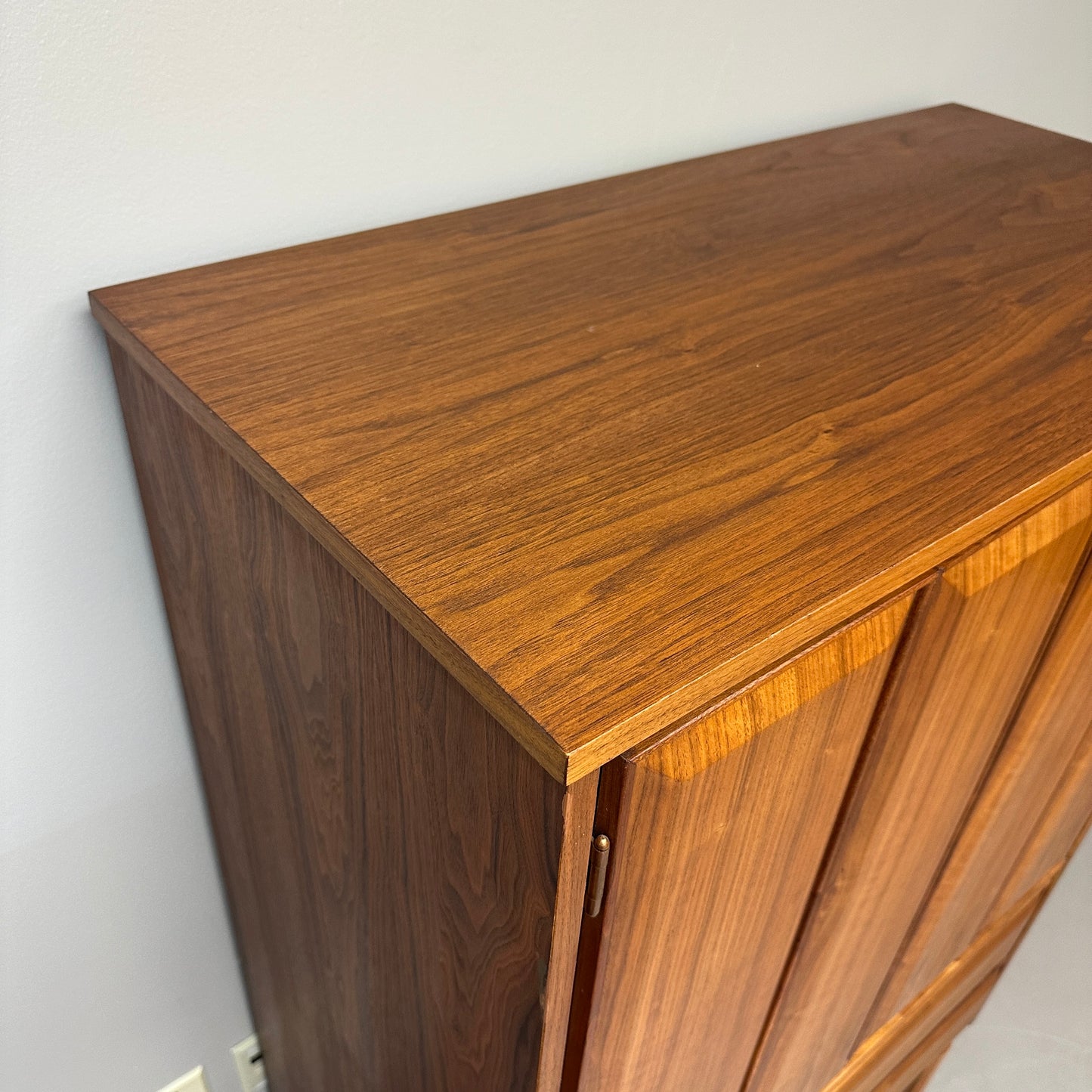Mid-Century Modern Walnut Tall Dresser
