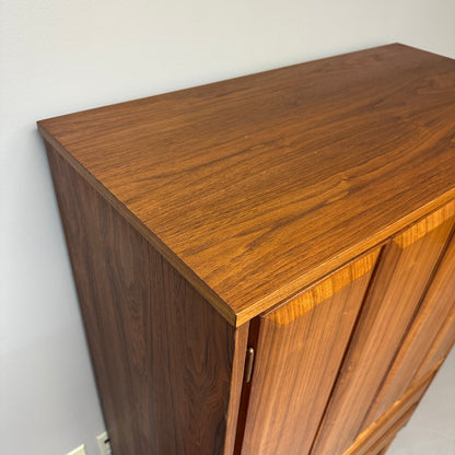 Mid-Century Modern Walnut Tall Dresser