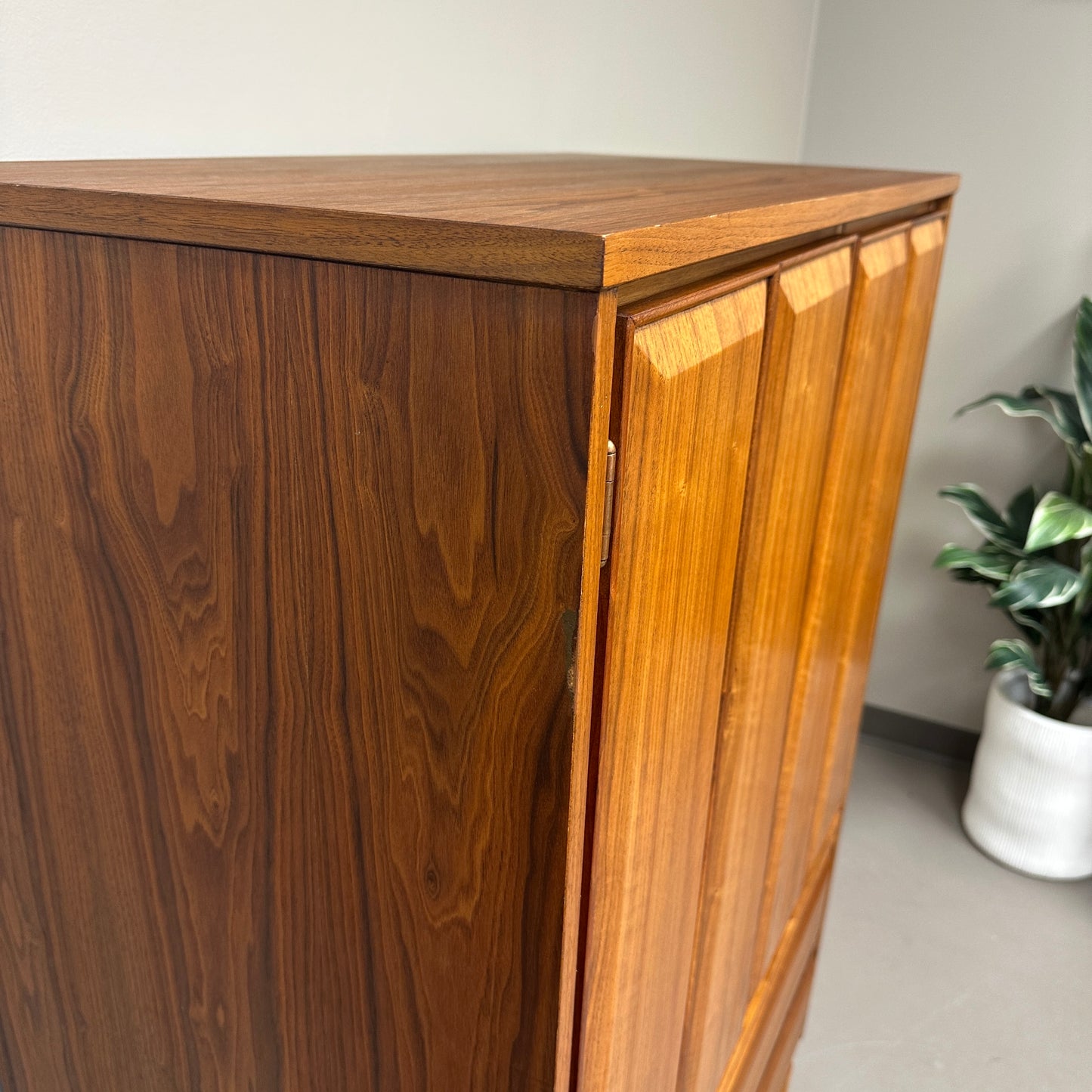 Mid-Century Modern Walnut Tall Dresser