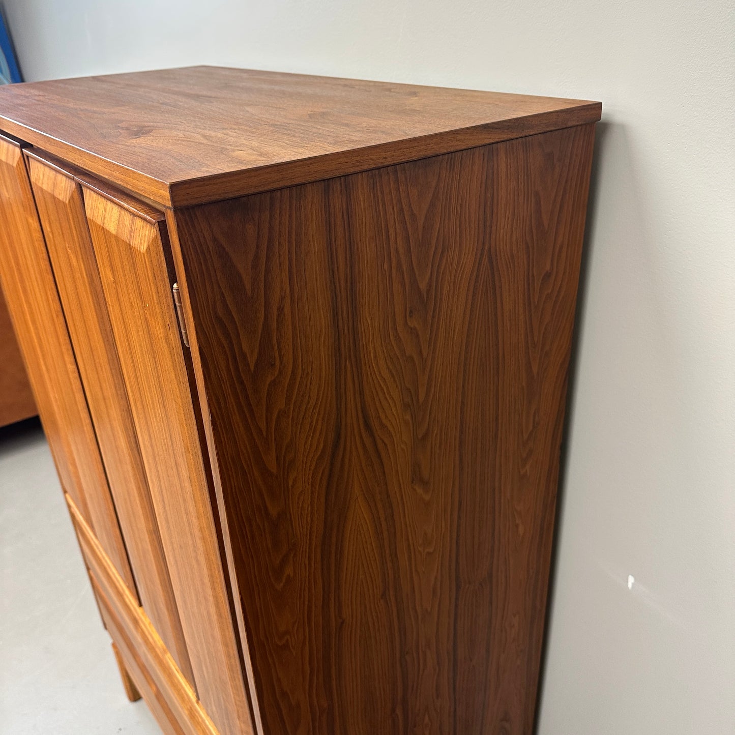 Mid-Century Modern Walnut Tall Dresser