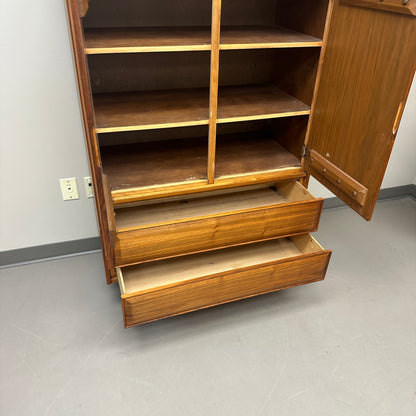 Mid-Century Modern Walnut Tall Dresser