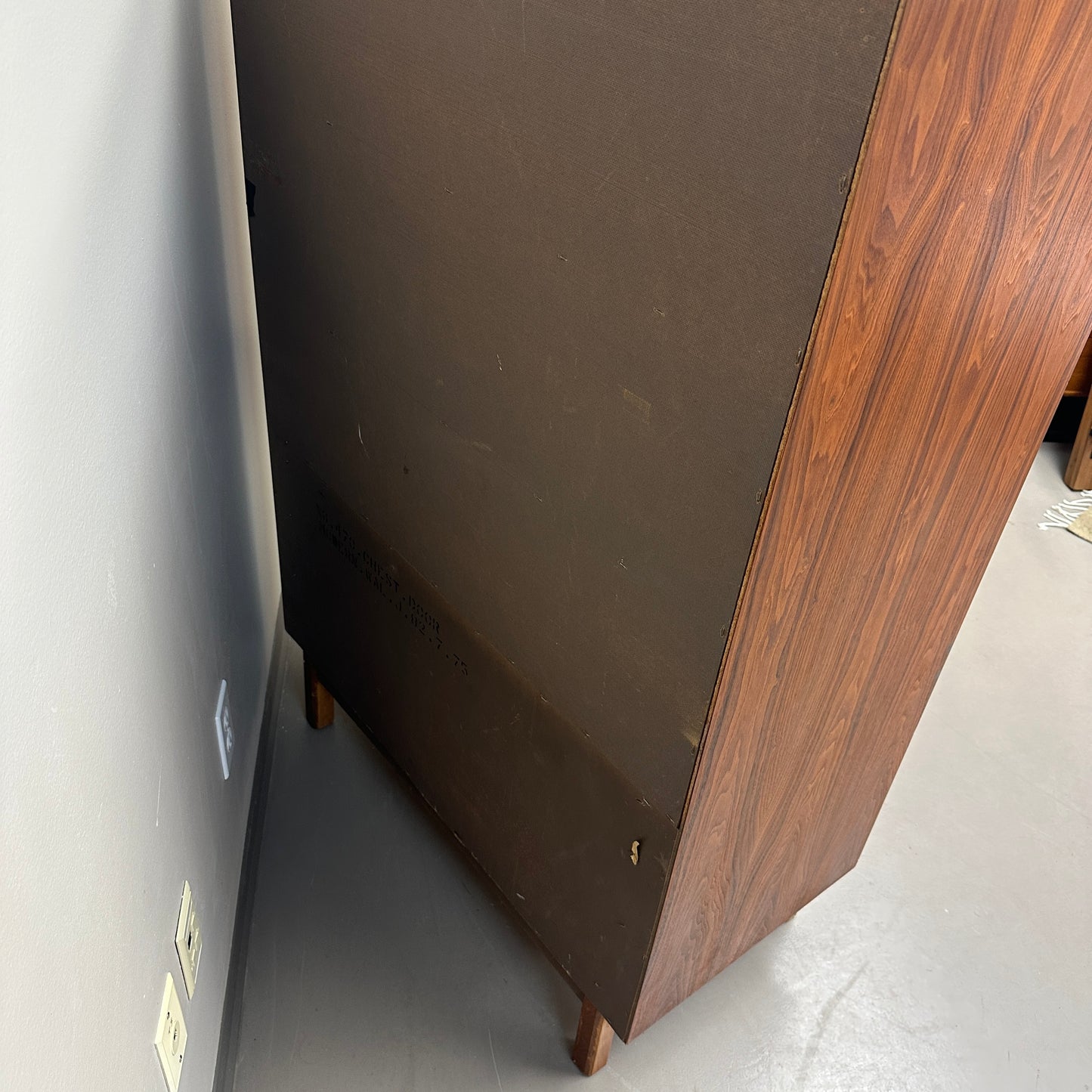 Mid-Century Modern Walnut Tall Dresser