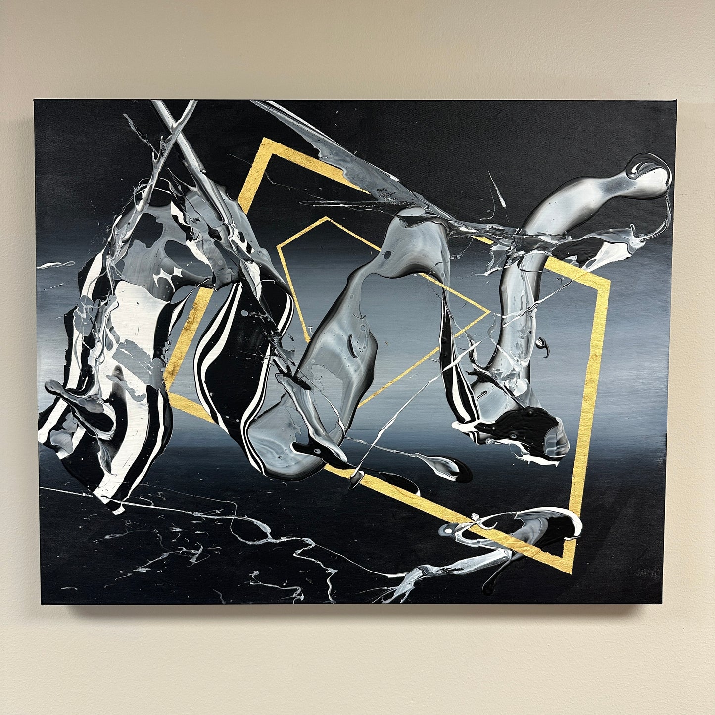 Abbotsford Artist - Velocity Abstract Painting