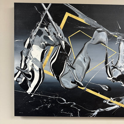 Abbotsford Artist - Velocity Abstract Painting