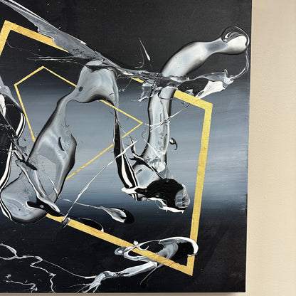 Abbotsford Artist - Velocity Abstract Painting