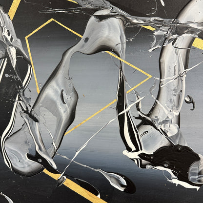 Abbotsford Artist - Velocity Abstract Painting