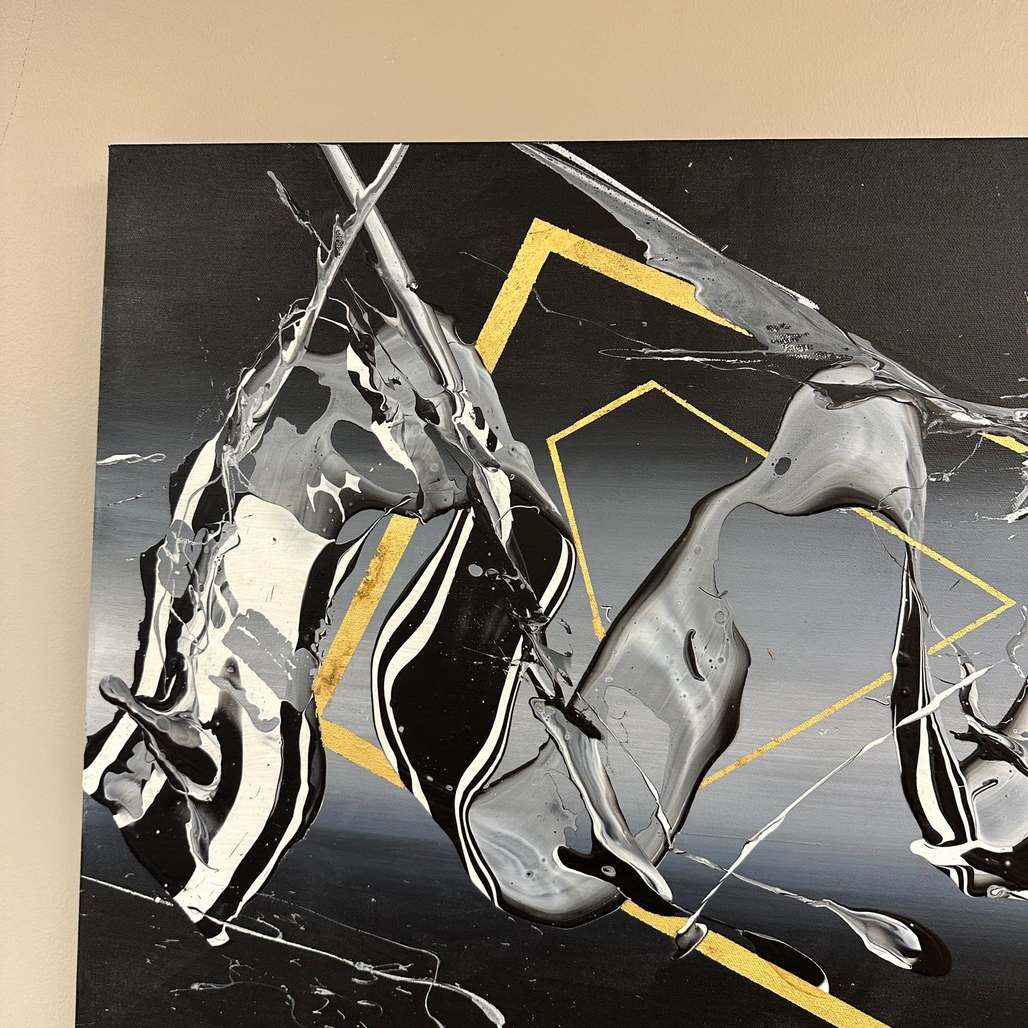 Abbotsford Artist - Velocity Abstract Painting