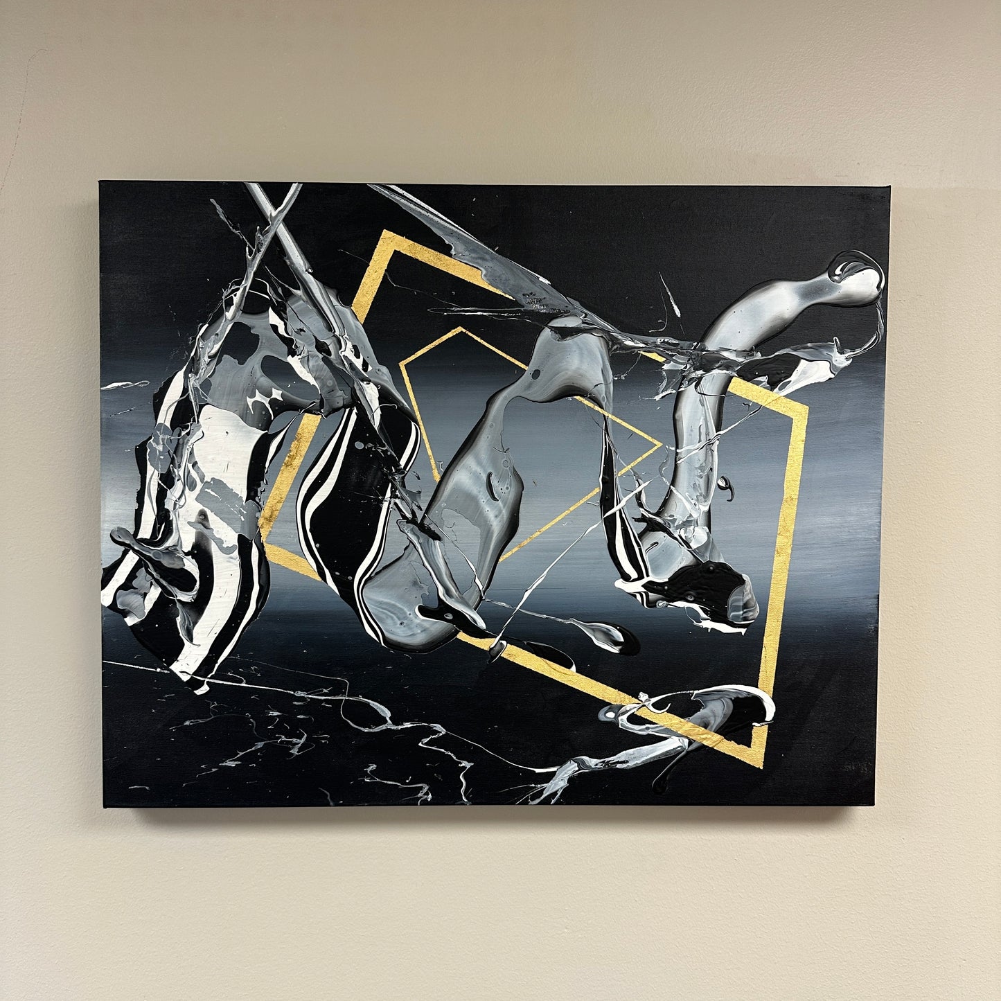 Abbotsford Artist - Velocity Abstract Painting
