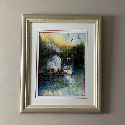 Abbotsford Artist - Inlet Watercolor Painting