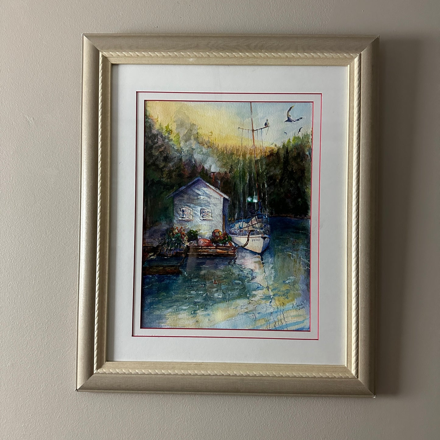Abbotsford Artist - Inlet Watercolor Painting