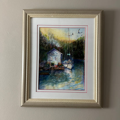 Abbotsford Artist - Inlet Watercolor Painting