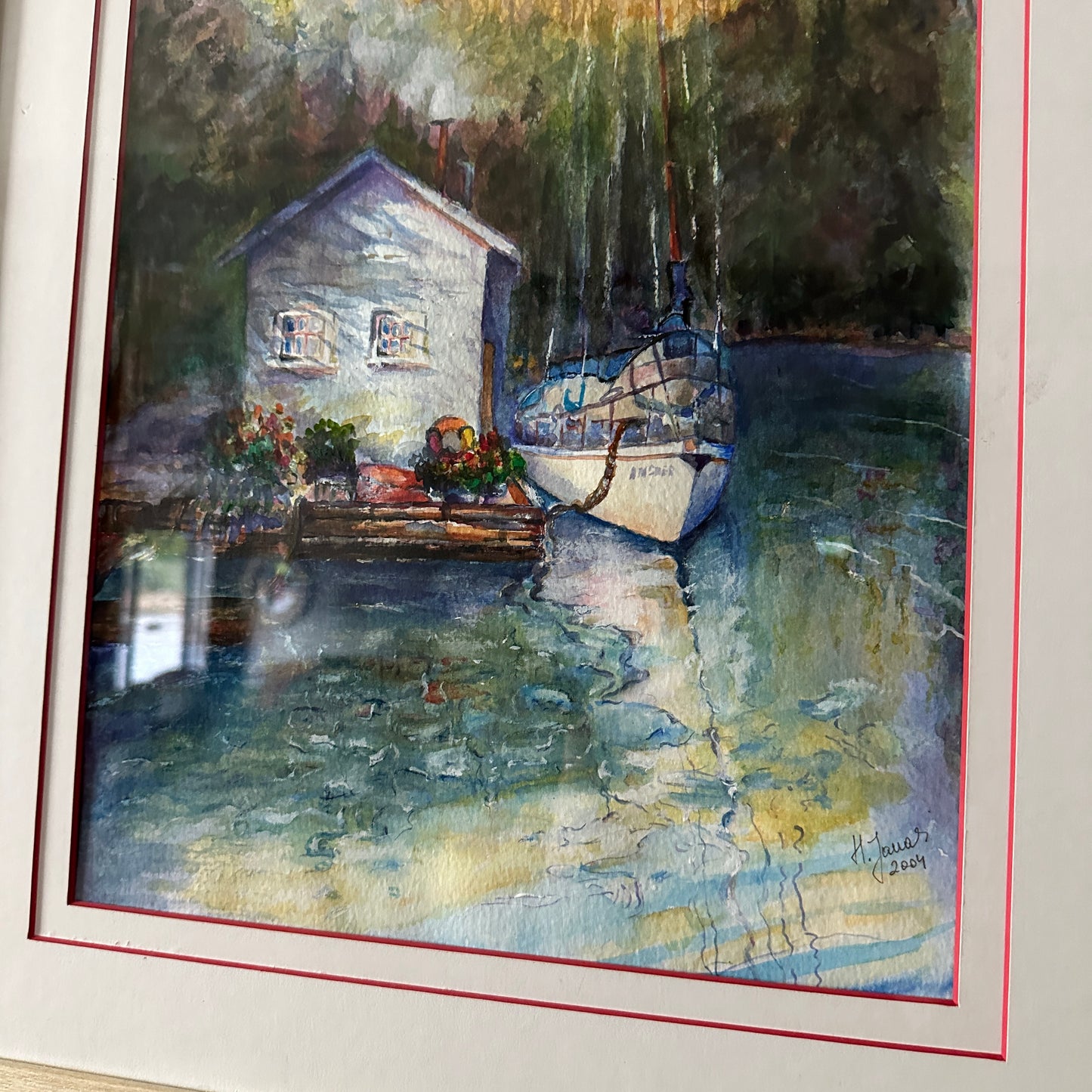 Abbotsford Artist - Inlet Watercolor Painting