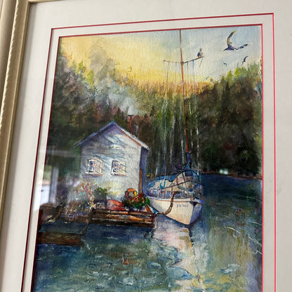 Abbotsford Artist - Inlet Watercolor Painting