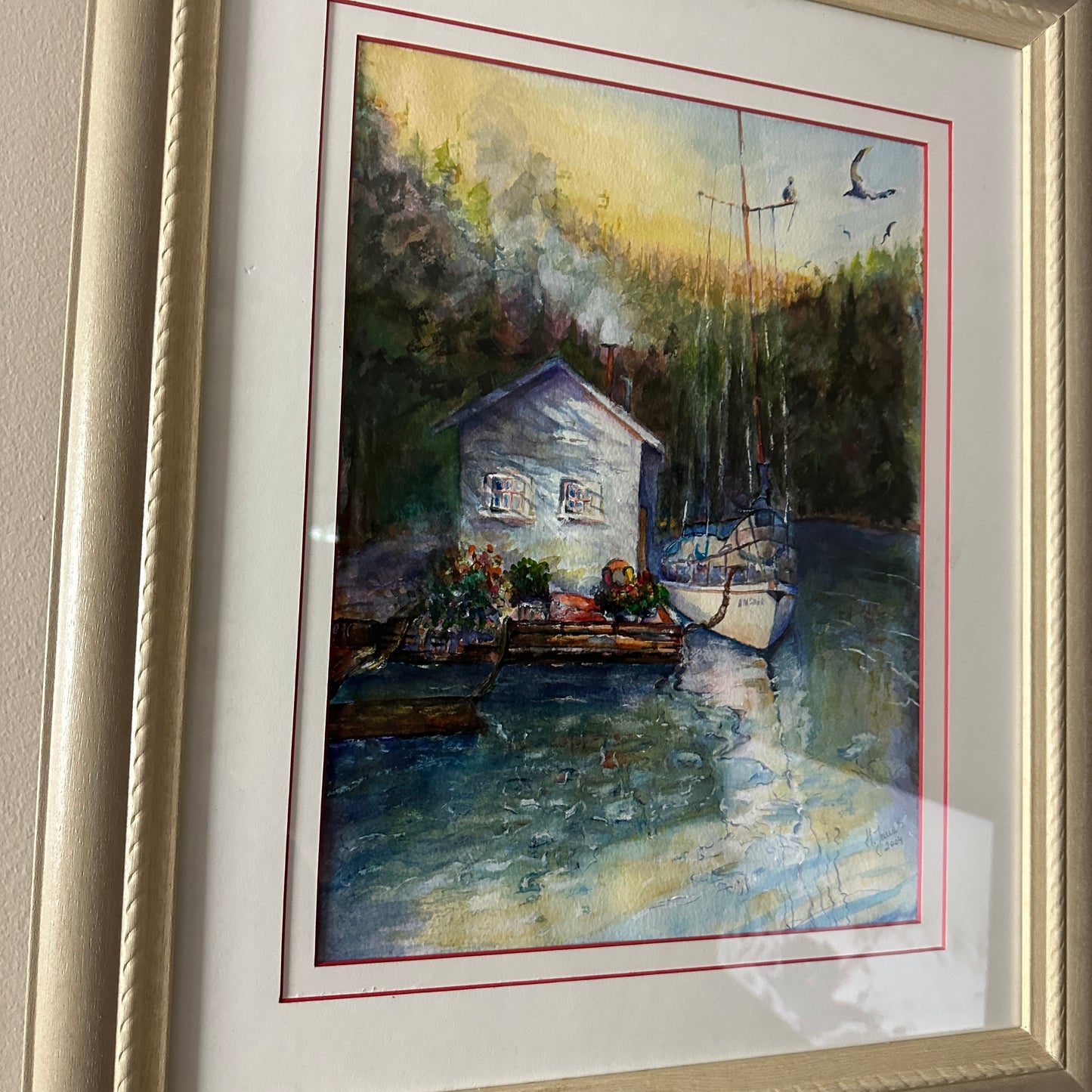 Abbotsford Artist - Inlet Watercolor Painting