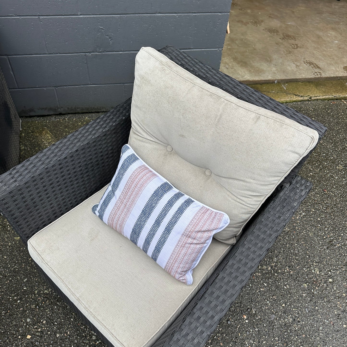 Patio Wicker Set - 4 pieces