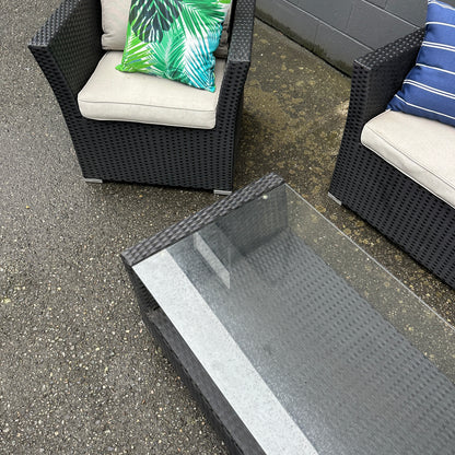 Patio Wicker Set - 4 pieces