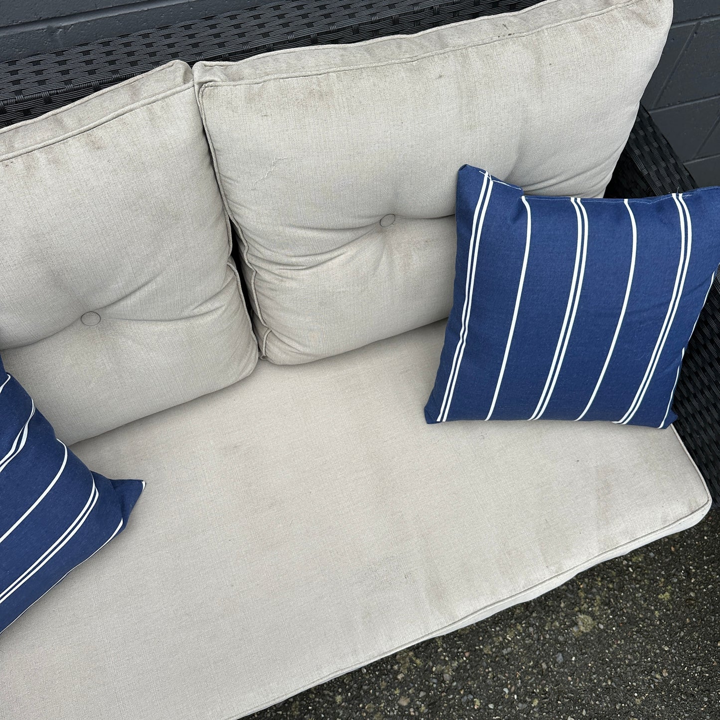 Patio Wicker Set - 4 pieces