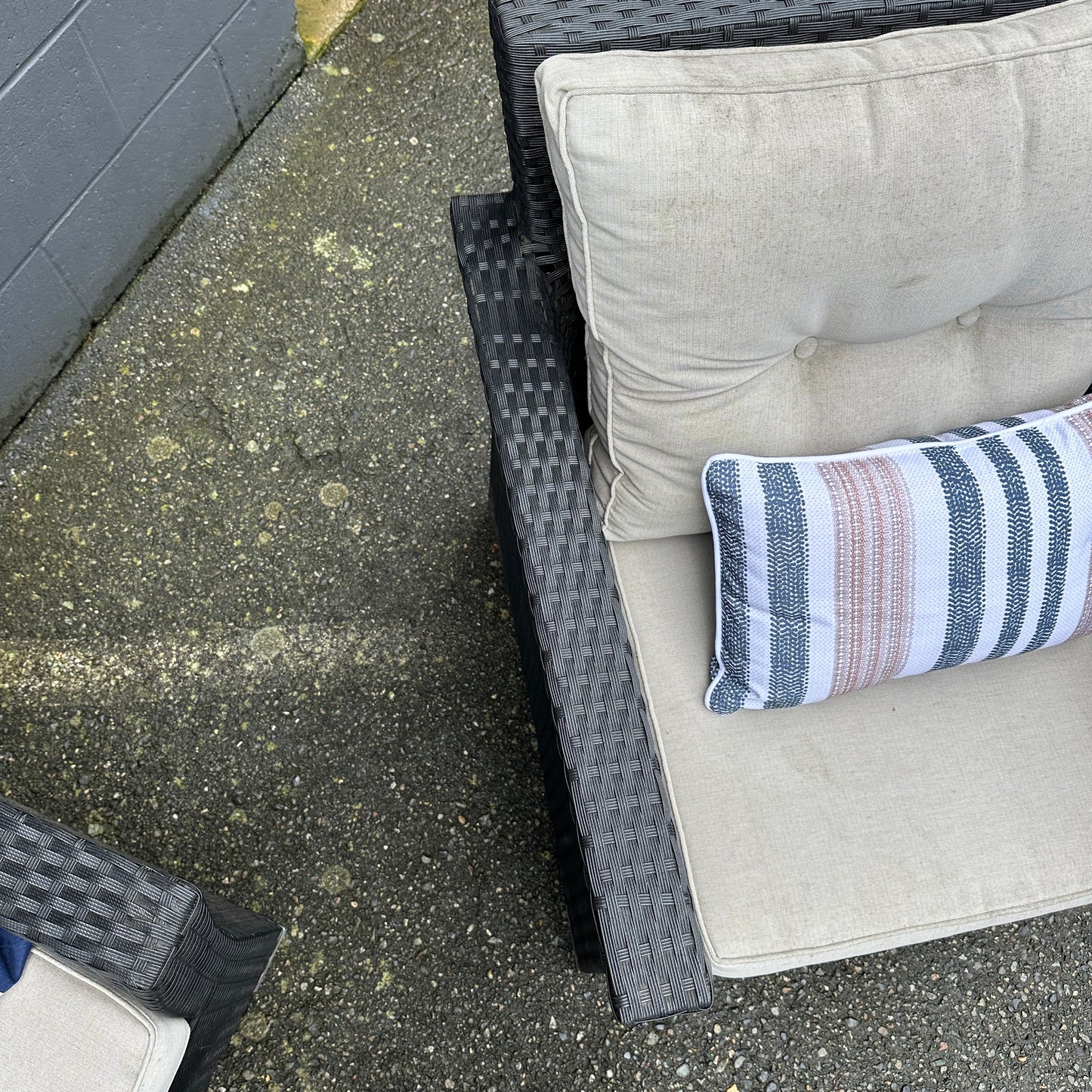 Patio Wicker Set - 4 pieces