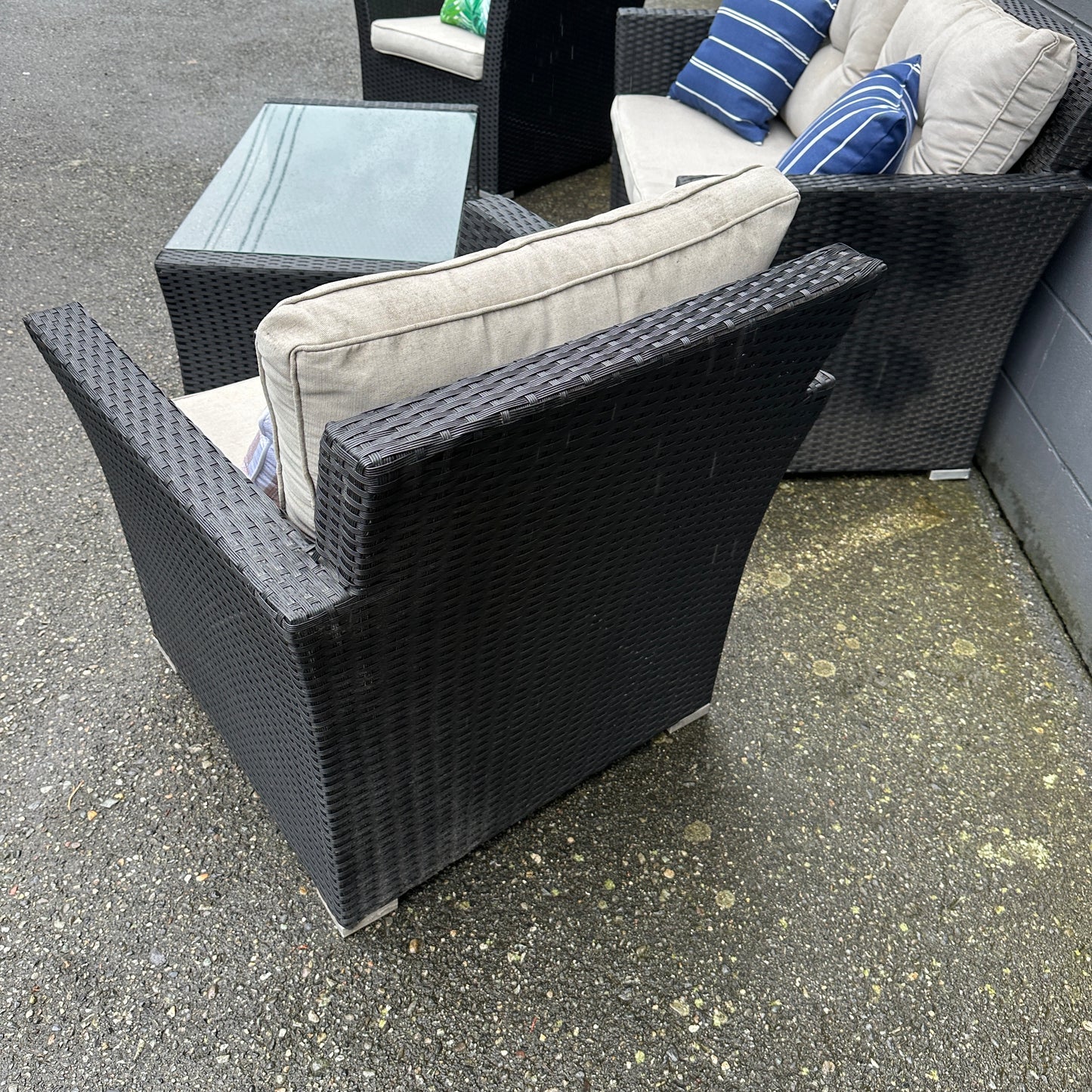 Patio Wicker Set - 4 pieces