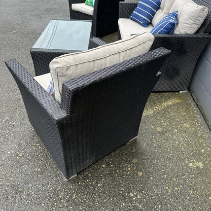 Patio Wicker Set - 4 pieces