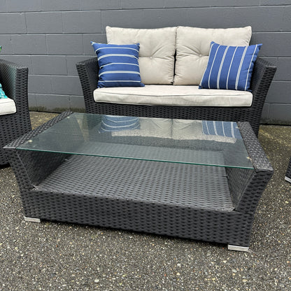 Patio Wicker Set - 4 pieces