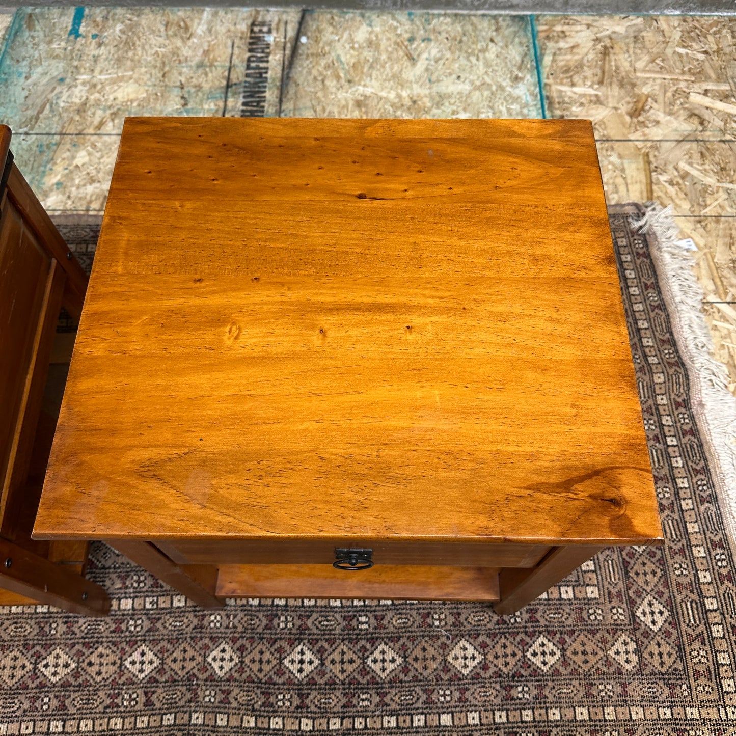 Pine Wood Nightstands (set of 2)