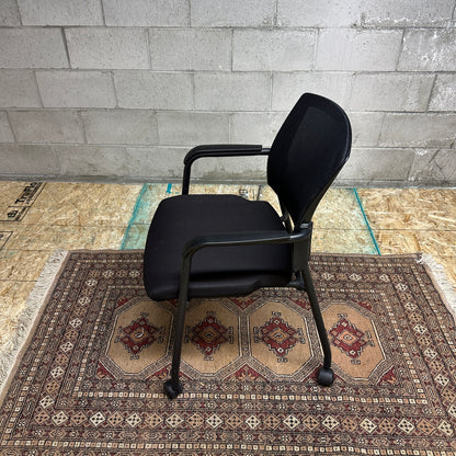 Aero Stackable Guest Chair on Wheels (x1)