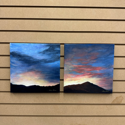Local Abbotsford Artist - Kamloops Sunrise and Sunset