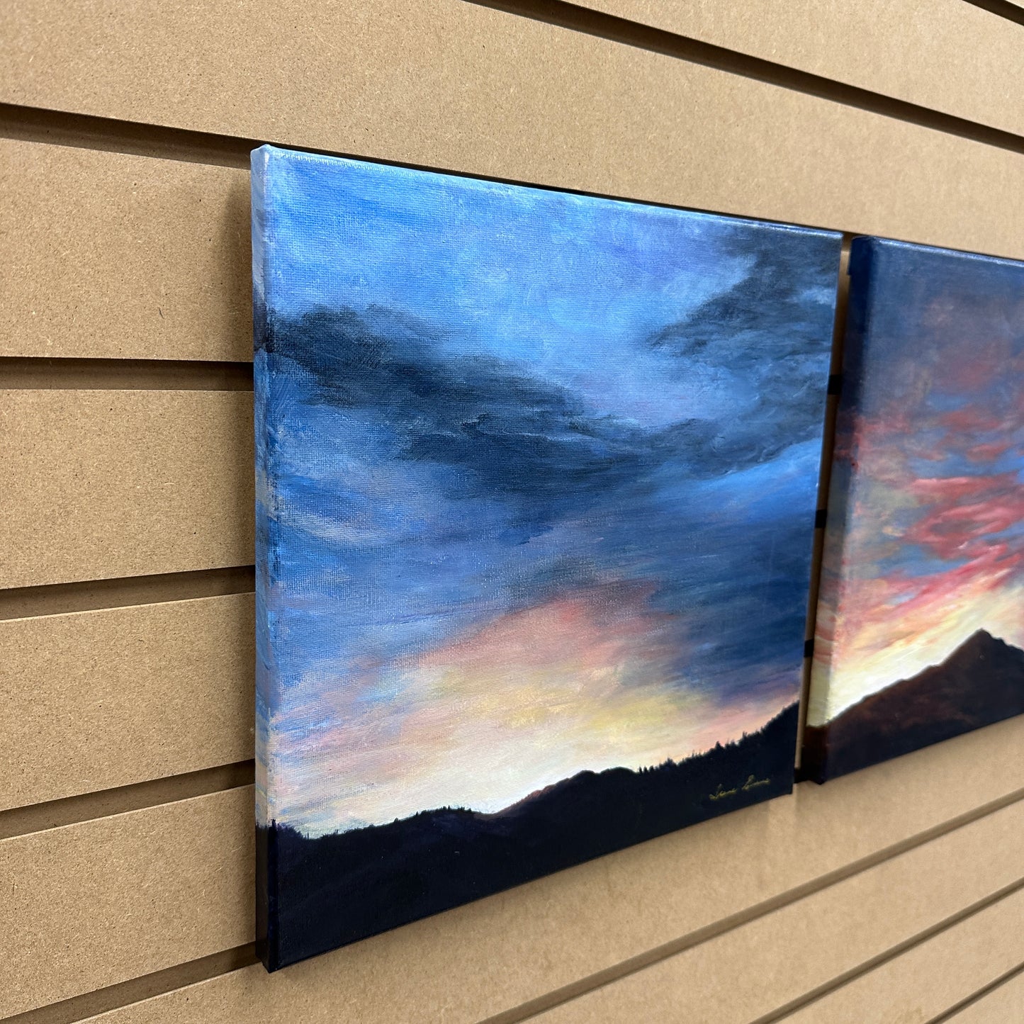 Local Abbotsford Artist - Kamloops Sunrise and Sunset