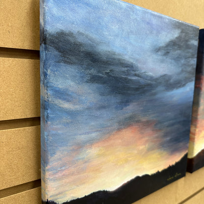Local Abbotsford Artist - Kamloops Sunrise and Sunset