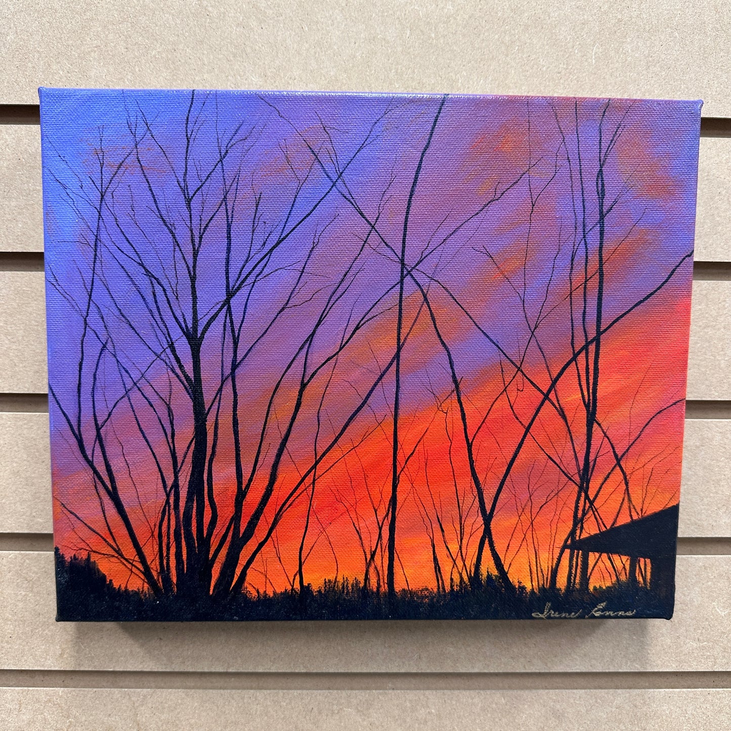 Local Abbotsford Artist - Blazing Sunset in Harrison