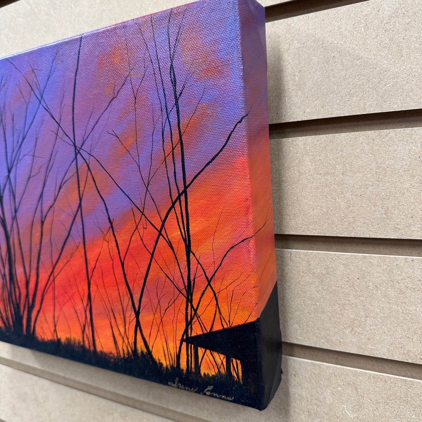 Local Abbotsford Artist - Blazing Sunset in Harrison