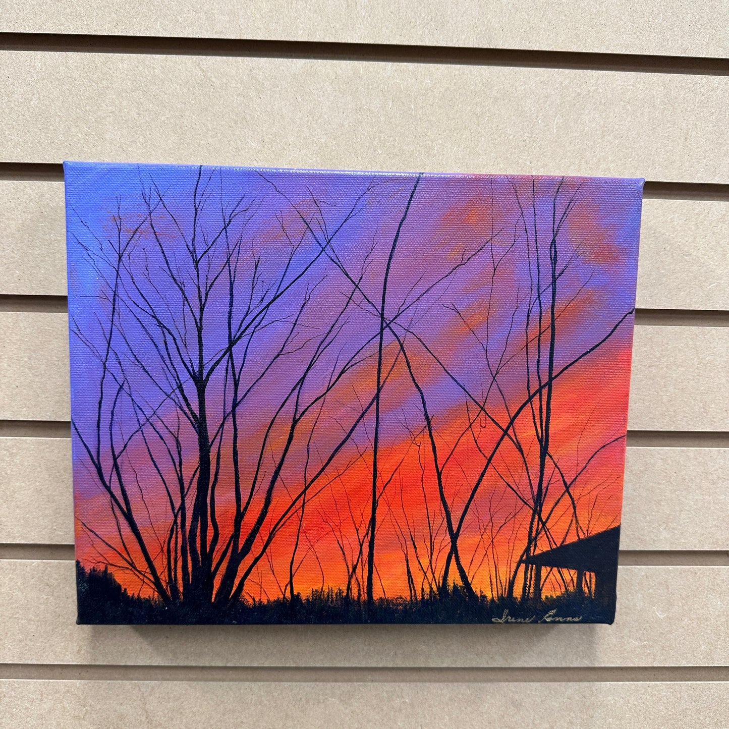 Local Abbotsford Artist - Blazing Sunset in Harrison