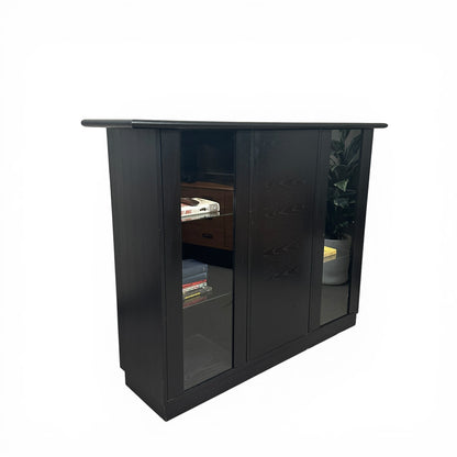 Black Console Storage Cabinet