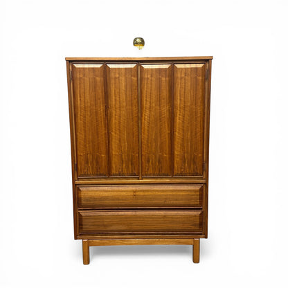 Mid-Century Modern Walnut Tall Dresser